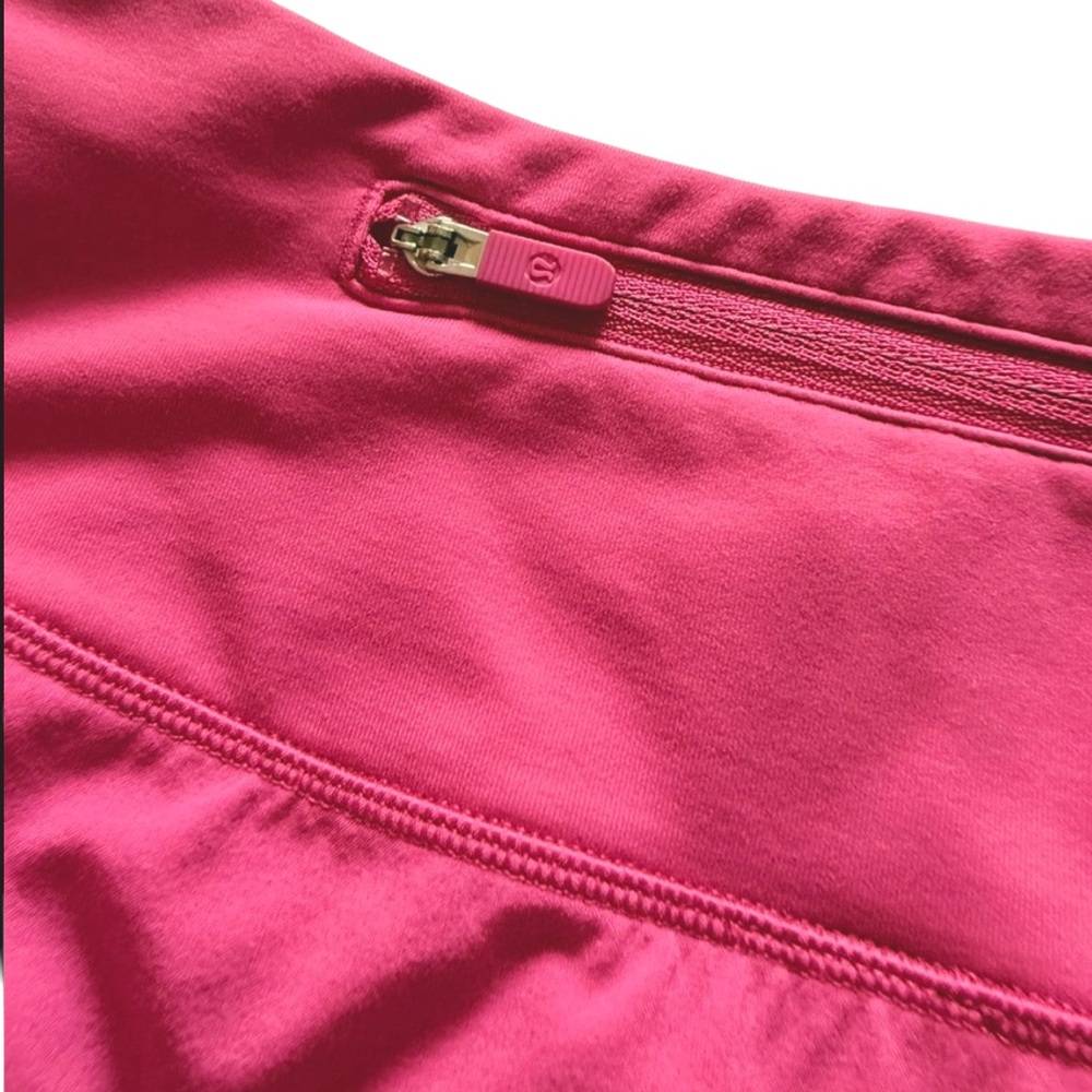Lululemon Speed Up Mid-Rise Lined Shorts 4” — Sonic Pink, Size 2 - Picture 5 of 9
